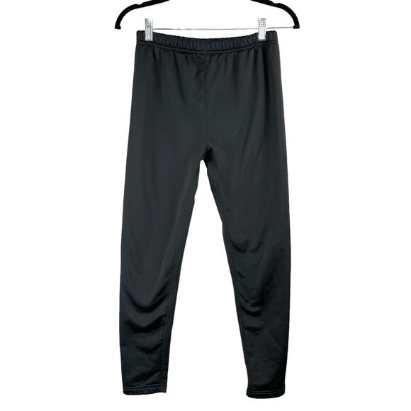 Obermeyer Black Fleece Mid-Rise Elastic Waist Jogger Sweatpants Juniors Large - Picture 1 of 13
